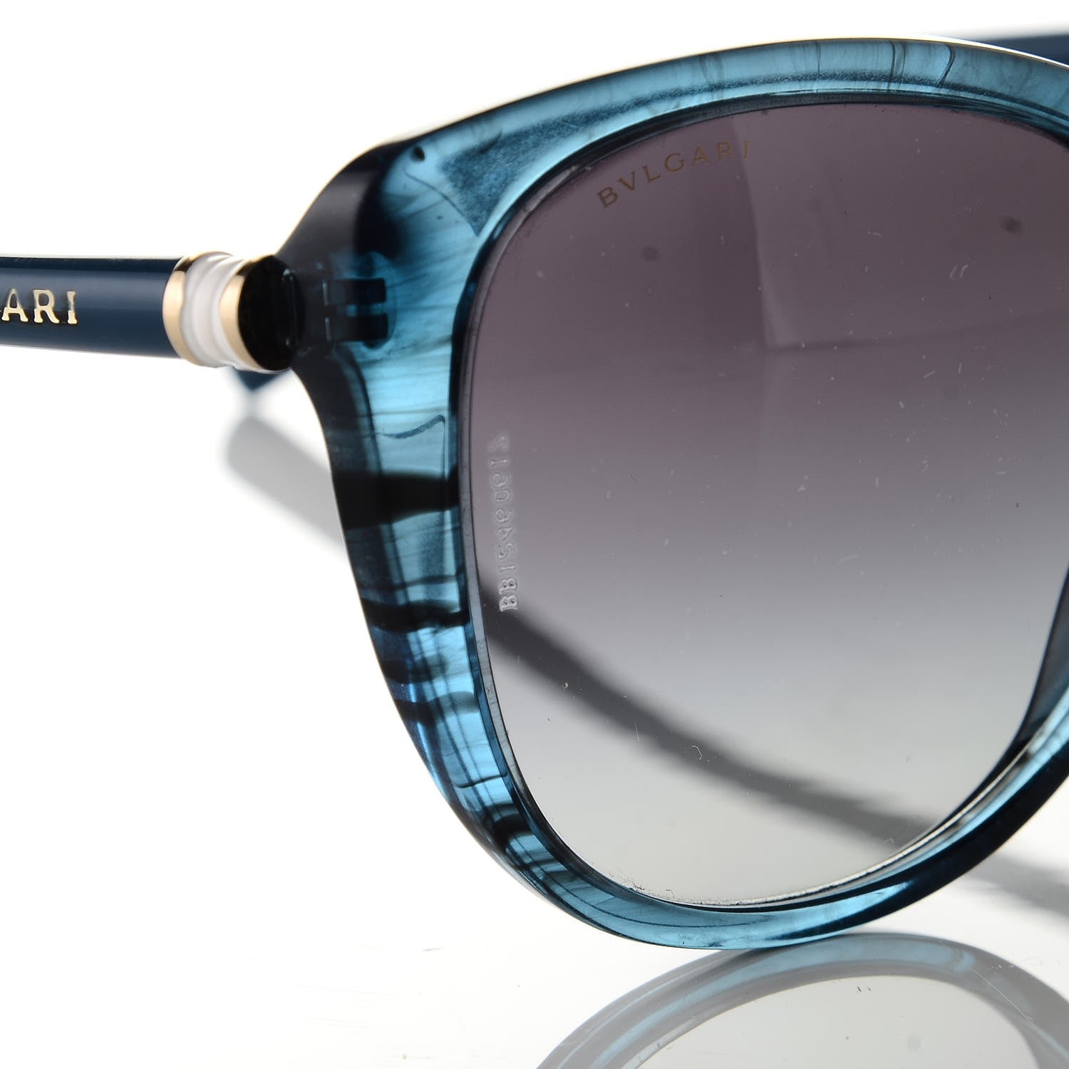 Bulgari BVLGARI Cat Eye Sunglasses 5396-8G Blue 7 of 8