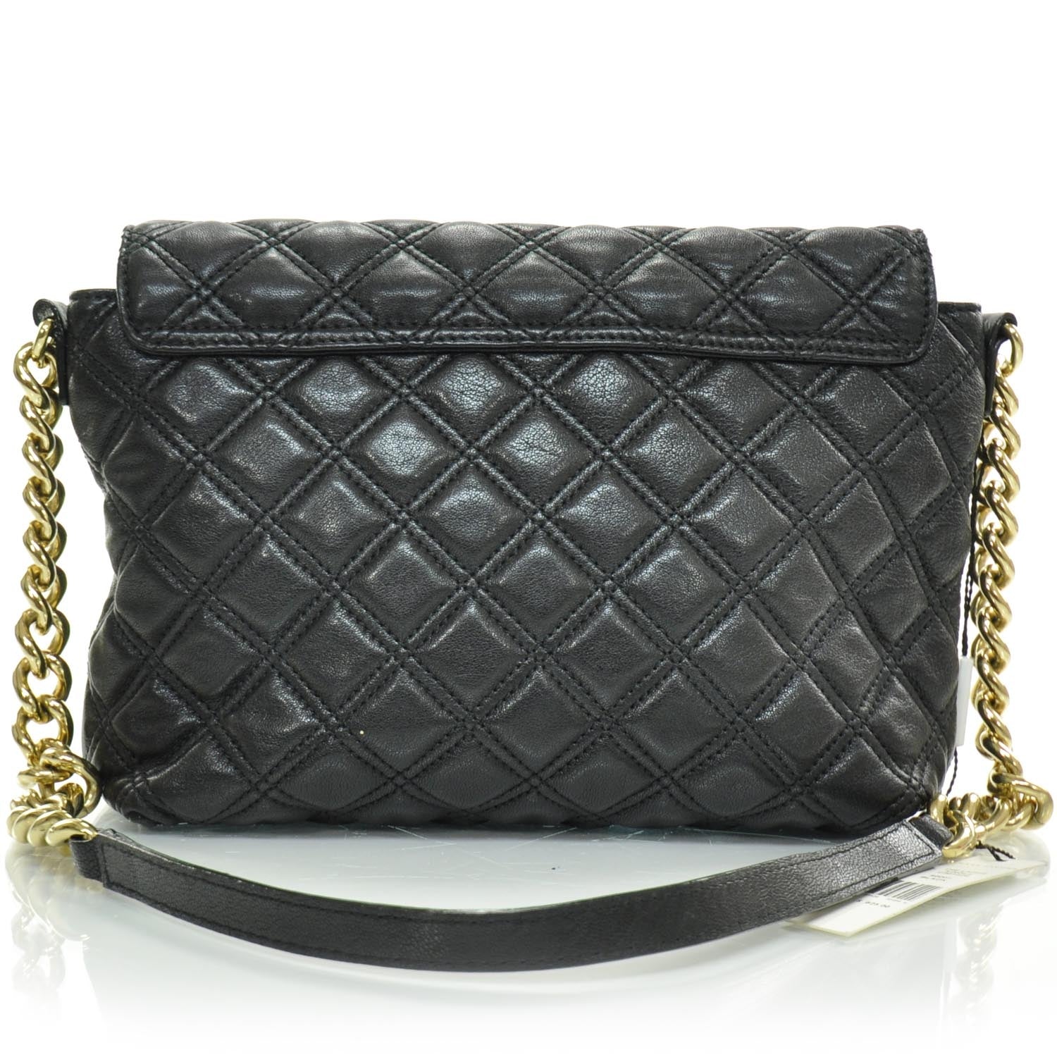 Marc Jacobs Leather Quilted The L Single Shoulder Bag Black 4 of 10