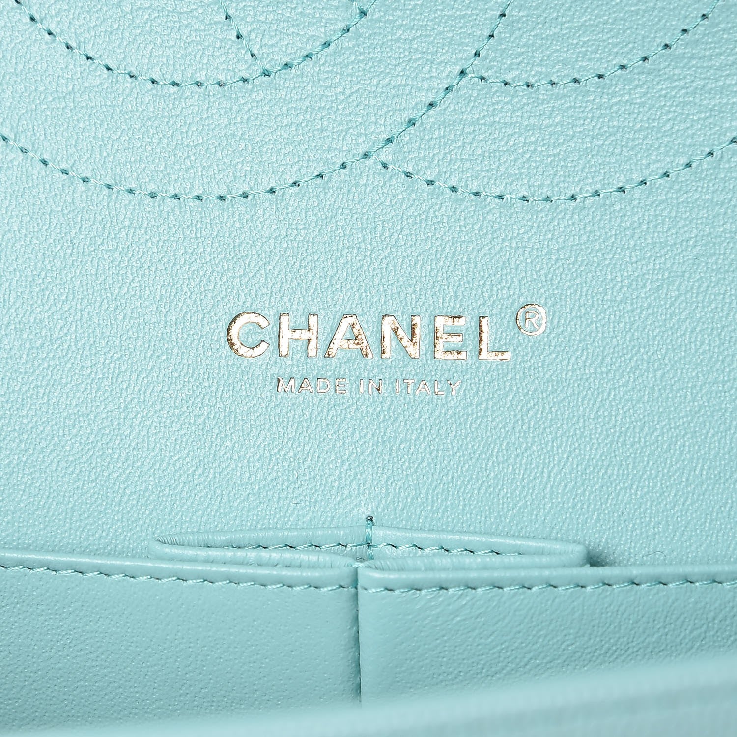 Chanel Caviar Quilted Jumbo Double Flap Light Blue 6 of 11