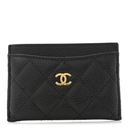 Chanel Caviar Quilted Card Holder Black 1 of 8