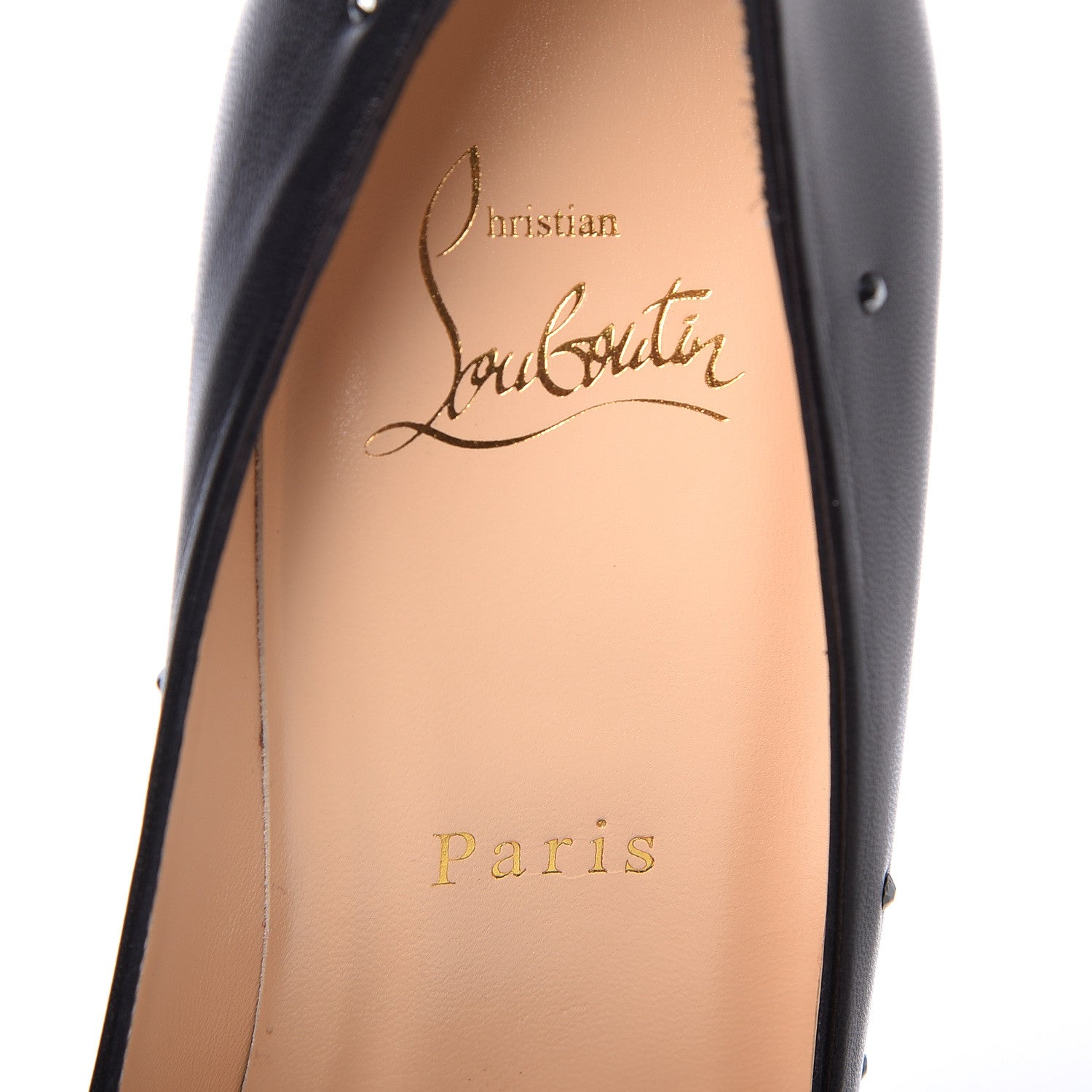 Christian Louboutin Kid Degrastrasss 100 Pumps 39.5 Hematite Black 7 of 9