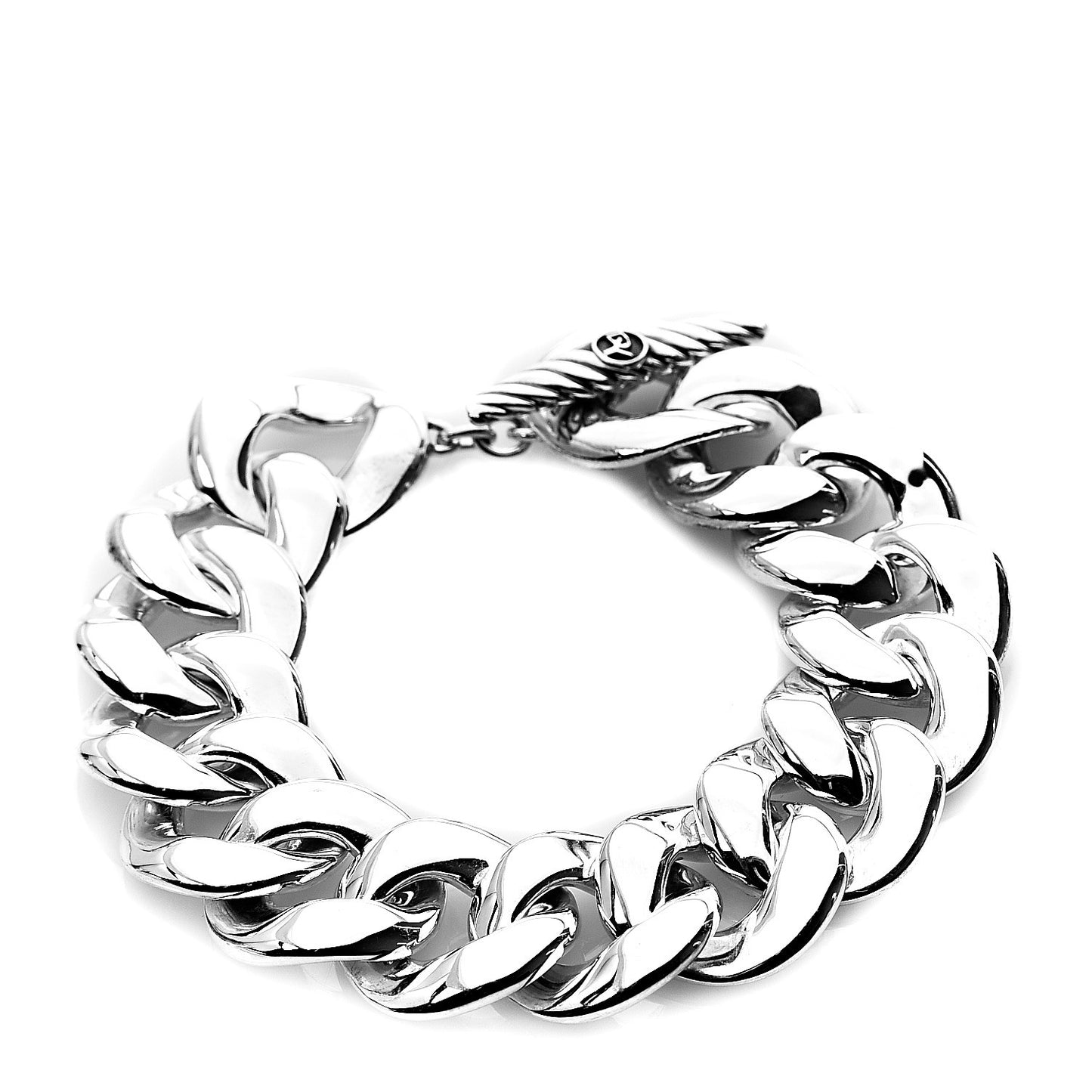 Sterling Silver Cordelia Curb Link Toggle Bracelet