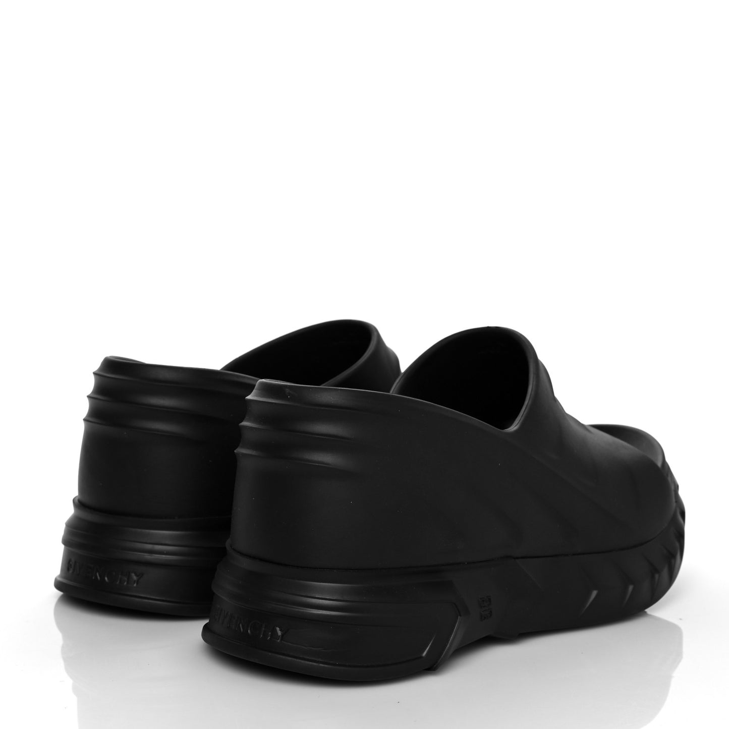 Rubber Marshmallow Wedge Slides 40 Black