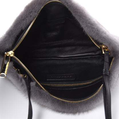 Burberry Mink Small Chichester Crossbody Clutch Bag Grey 5 of 7