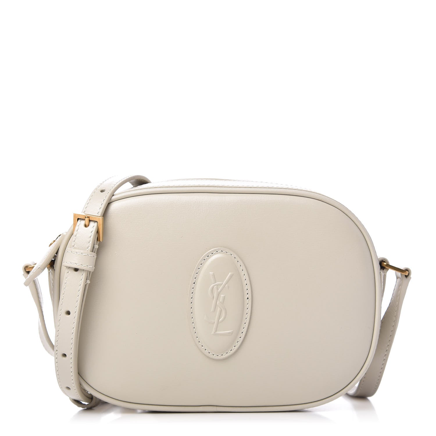 Saint Laurent Calfskin Le 61 Camera Bag White 1 of 9