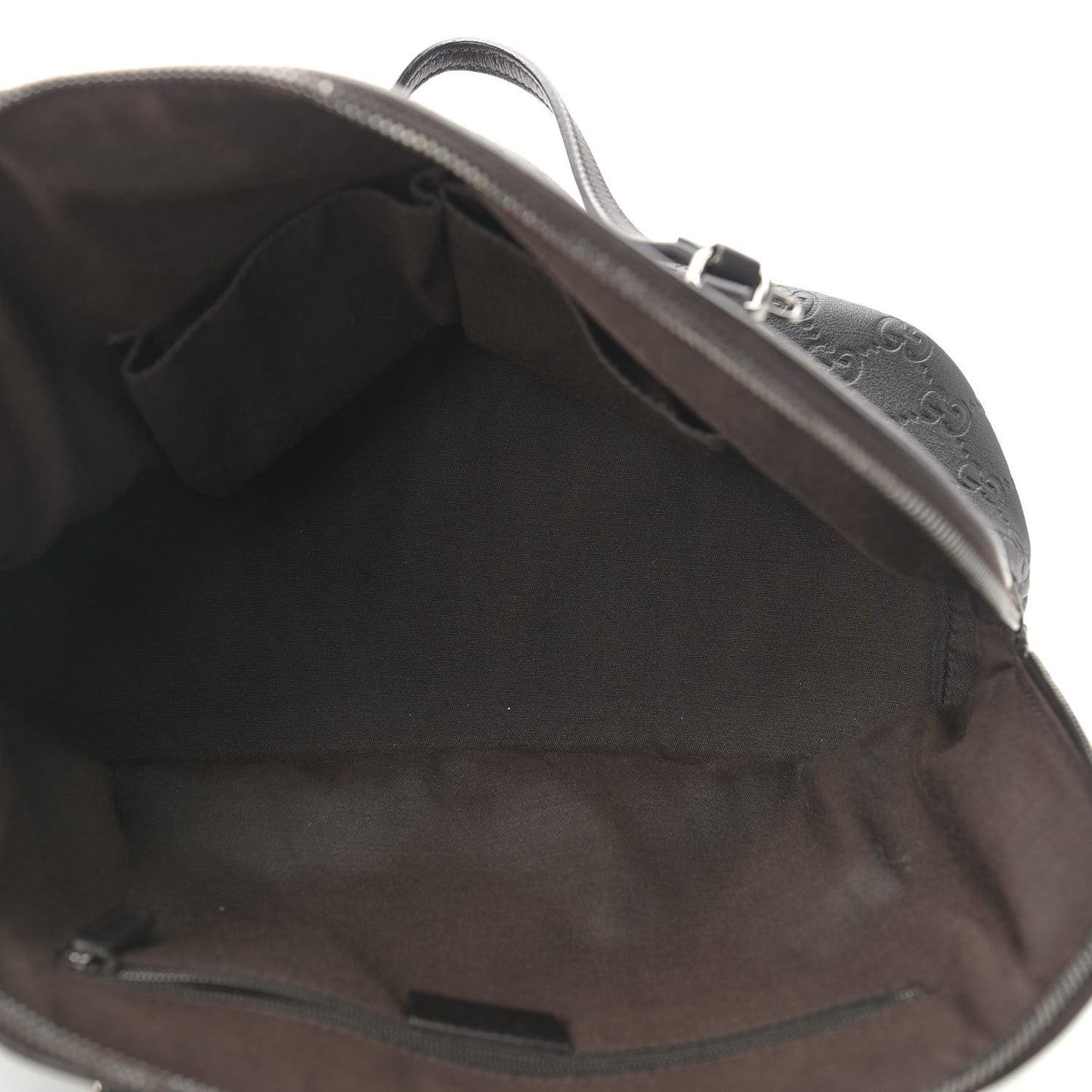 Guccissima Medium Dome Bag Dark Brown