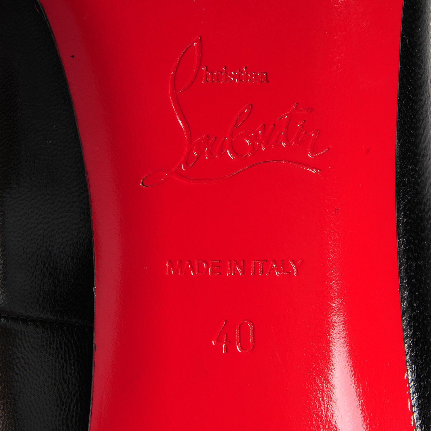Christian Louboutin Kid You You 85 Pumps 40 Black 5 of 6