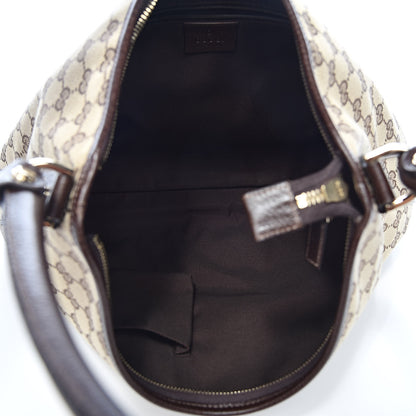 Gucci Monogram Large Abbey D Ring Hobo Dark Brown 5 of 10