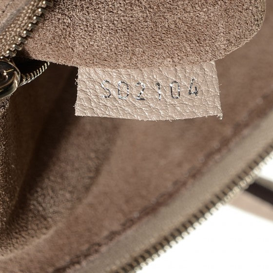 Louis Vuitton Veau Cachemire Soft Lockit MM Galet 14 of 32