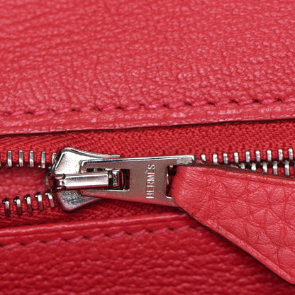 Hermes Taurillon Clemence Birkin 35 Bougainvillea 12 of 24