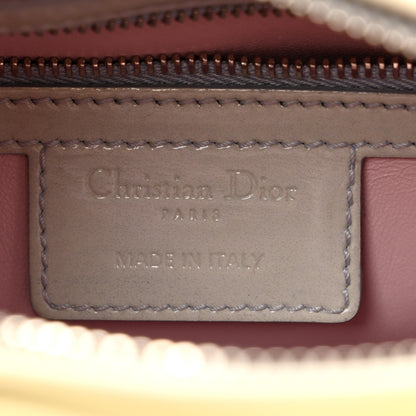 Christian Dior Patent Cannage Gradient Medium Lady Dior Blue Coral 6 of 14