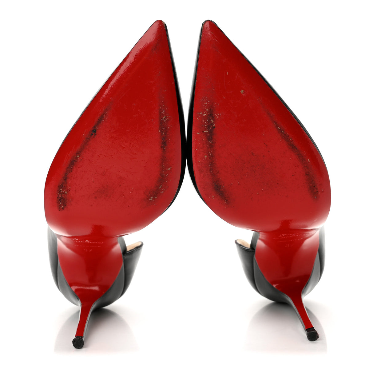 Christian Louboutin Shiny Nappa Iriza 100 Pumps 37 Black 6 of 11