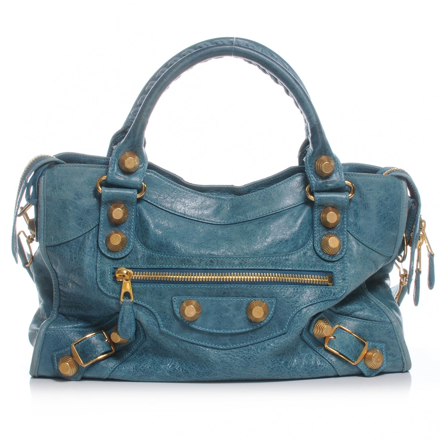 Balenciaga Agneau Giant 21 Gold Hardware City Cyclade 1 of 7