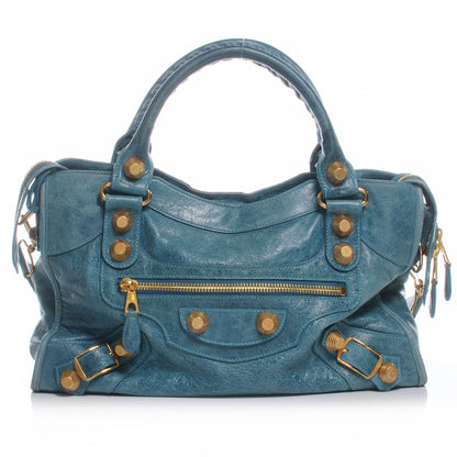 Balenciaga Agneau Giant 21 Gold Hardware City Cyclade 1 of 7