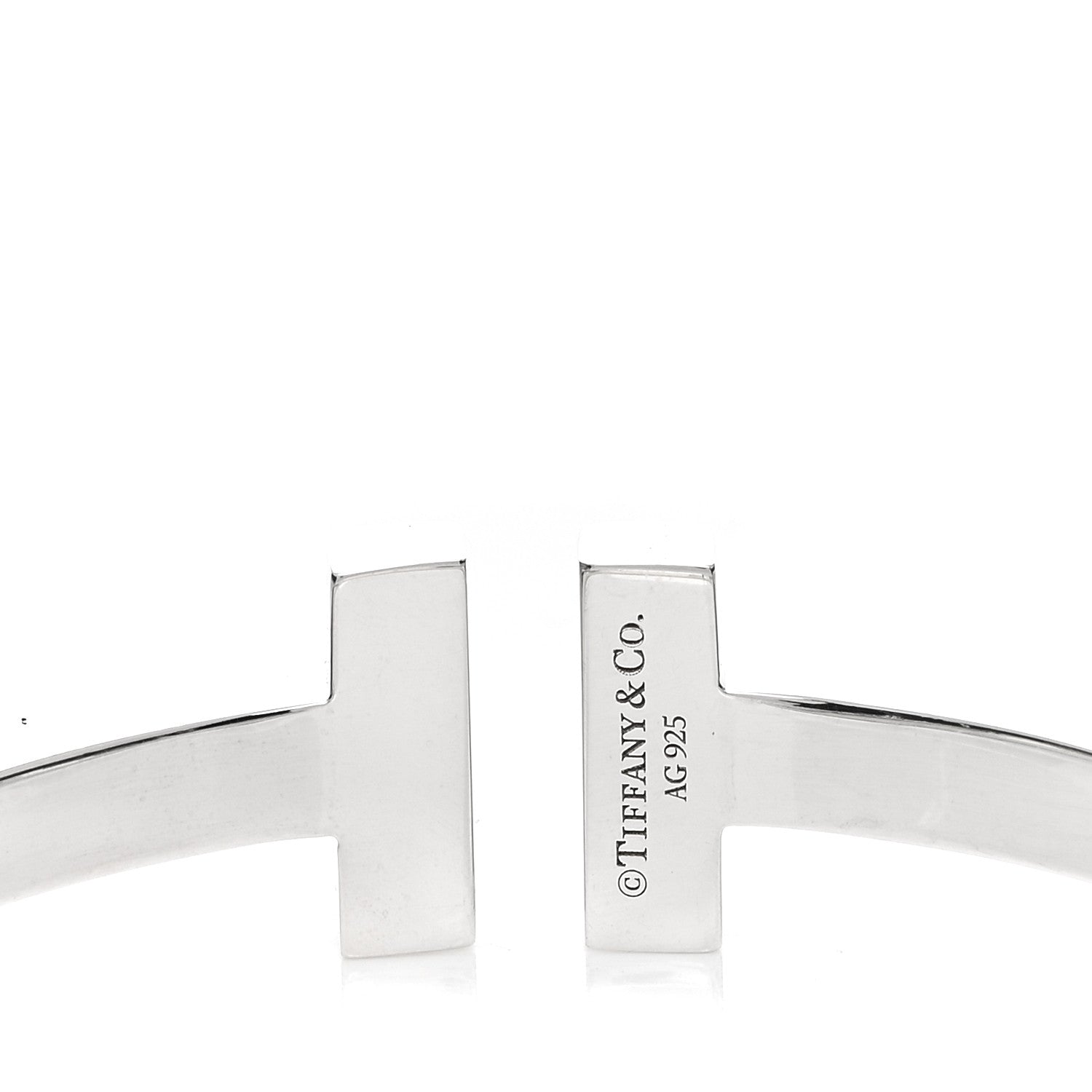 Tiffany Sterling Silver T Square Bracelet 3 of 3