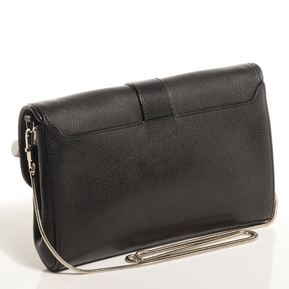 Givenchy Grained Calfskin Obsedia Clutch Black 3 of 8
