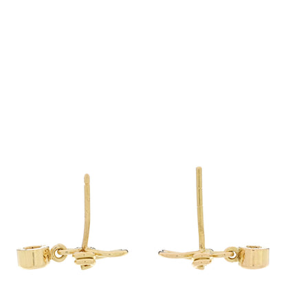Temple St. Clair 18K Yellow Gold Diamond Drop Earrings 3 of 4