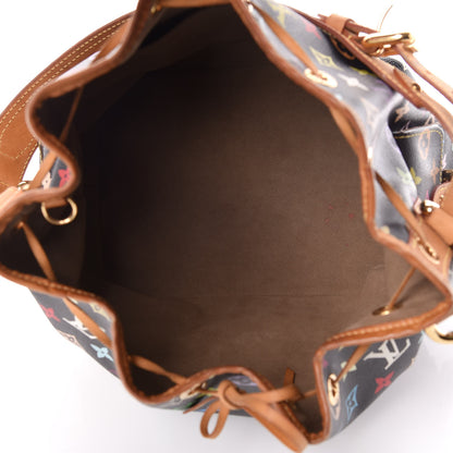 Louis Vuitton Monogram Multicolor Petit Noe Black 5 of 16