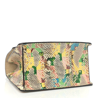 Jimmy Choo Elaphe Snakeskin Madeline Crossbody Satchel Rainbow 4 of 8