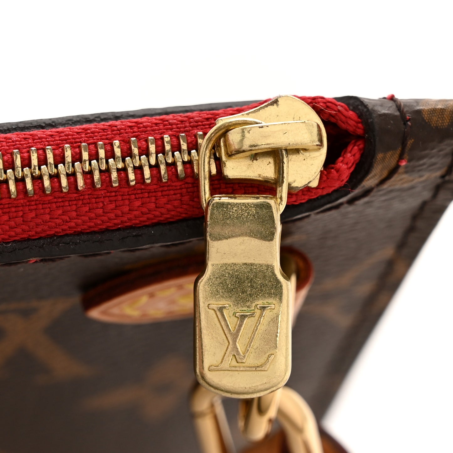 Monogram Neverfull MM GM Pochette Cherry
