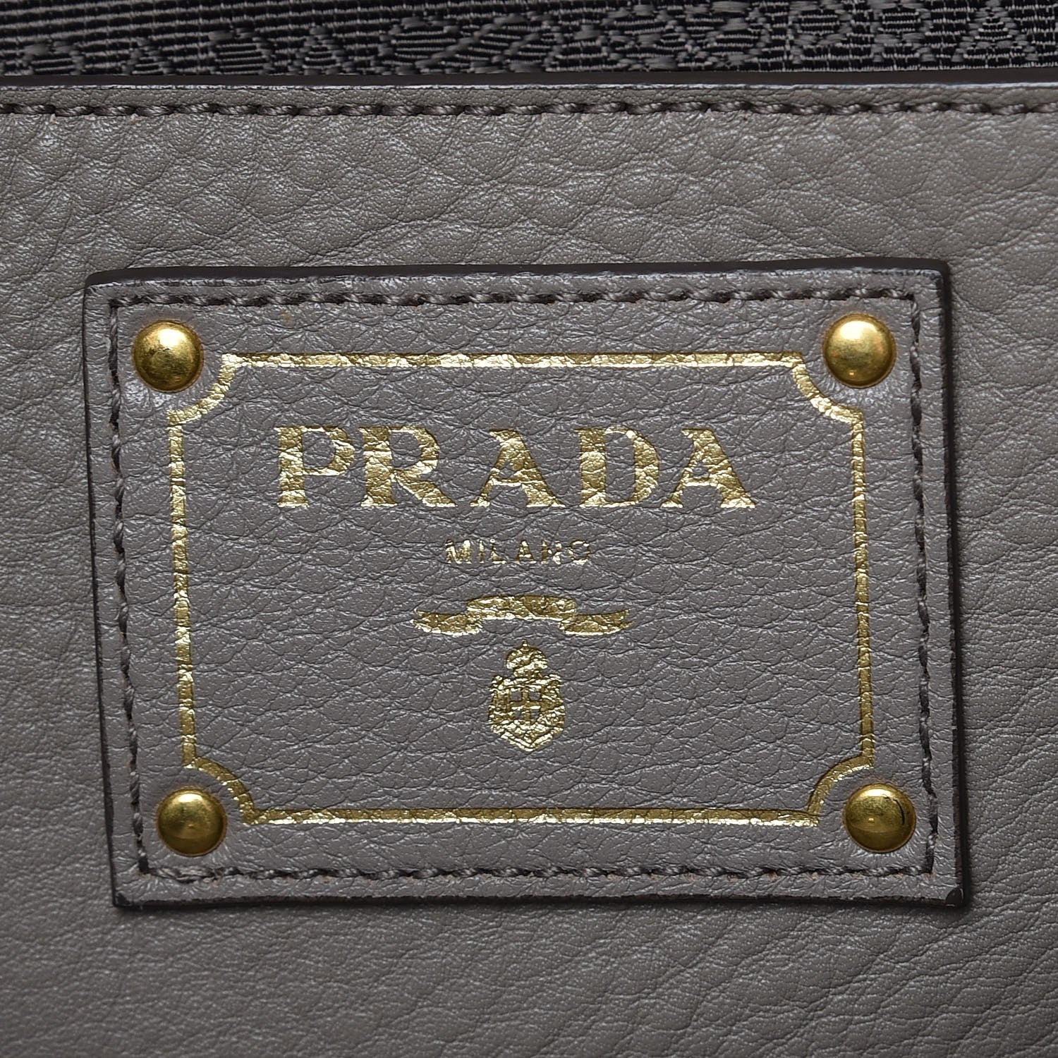 Prada Vitello Daino Tote Argilla 7 of 13