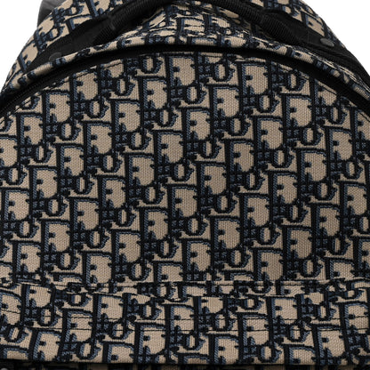 Christian Dior Oblique Diortravel Backpack Blue 8 of 10