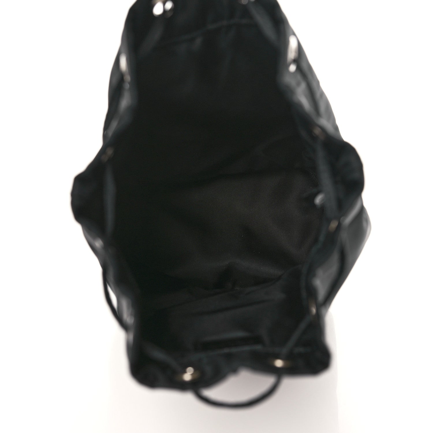 Prada Nylon Vela Drawstring Pouch Black 4 of 8