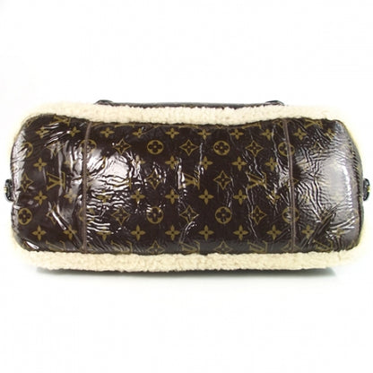 Louis Vuitton Patent Monogram Shearling Sac Thunder 5 of 9