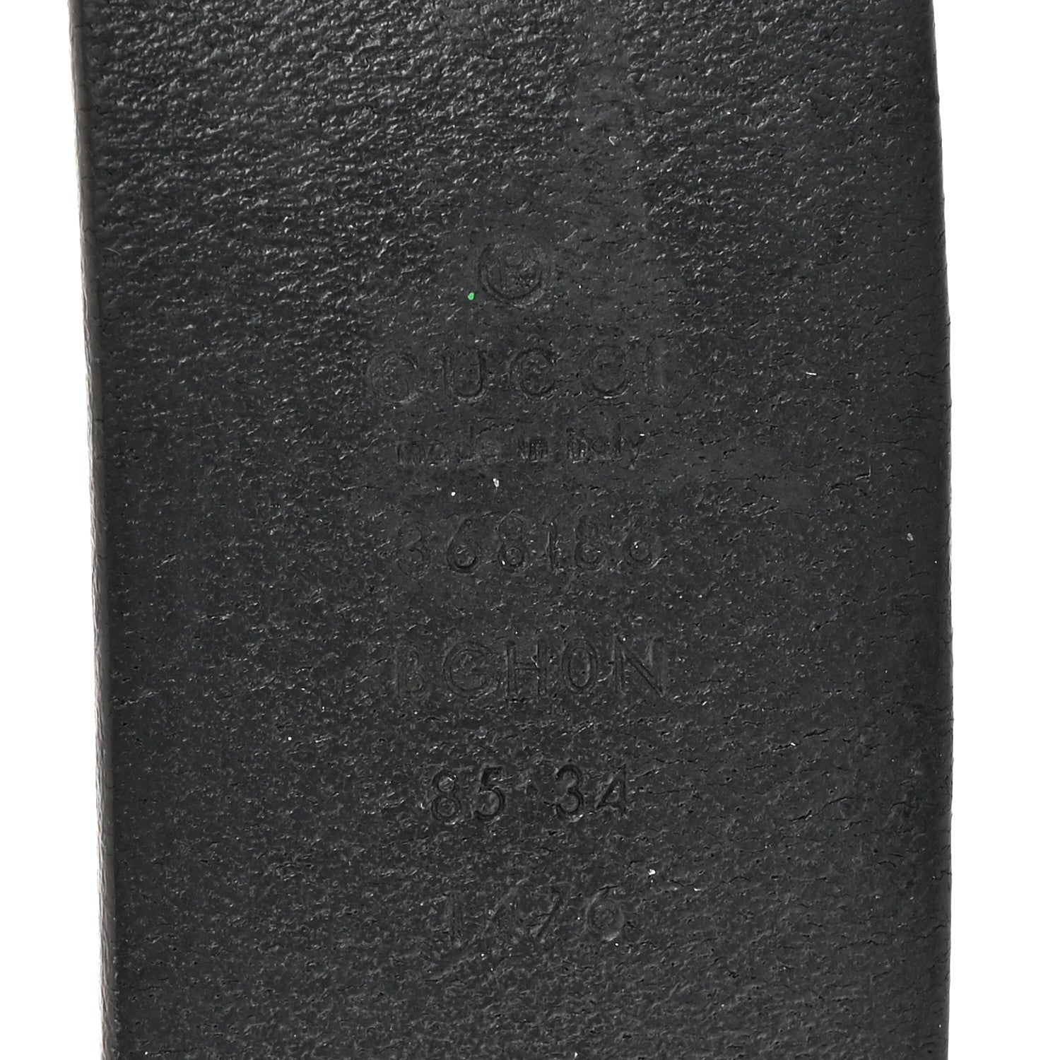 Gucci Selleria Calfskin Nickel Interlocking G 37mm Belt 85 34 Black 3 of 6