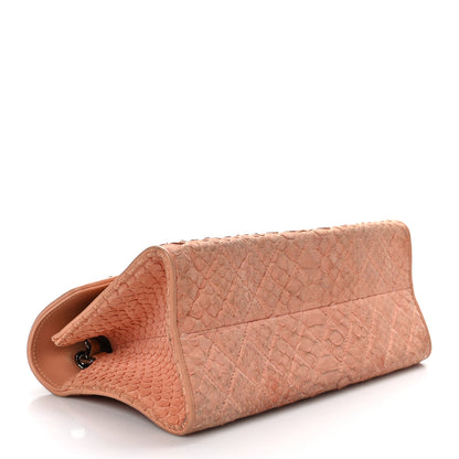 Chanel Snakeskin Envelope Flap Pink 4 of 10