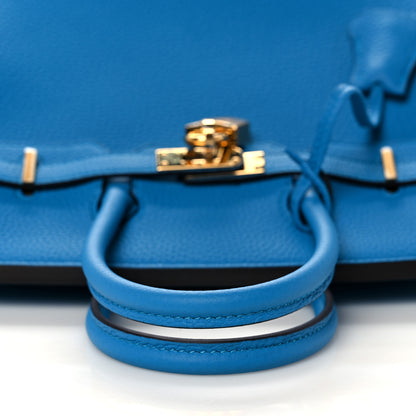 Hermes Togo Birkin 25 Bleu Zanzibar 13 of 36