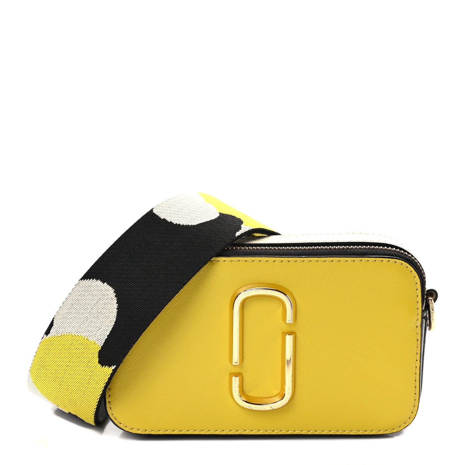 Marc Jacobs Saffiano Small Snapshot Camera Bag Yellow 1 of 9