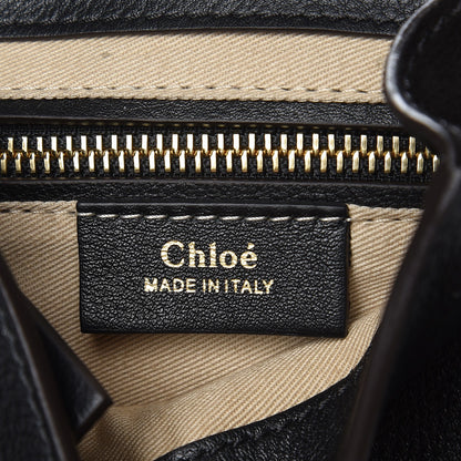 Chloe Suede Calfskin Small Faye Backpack Black 6 of 9