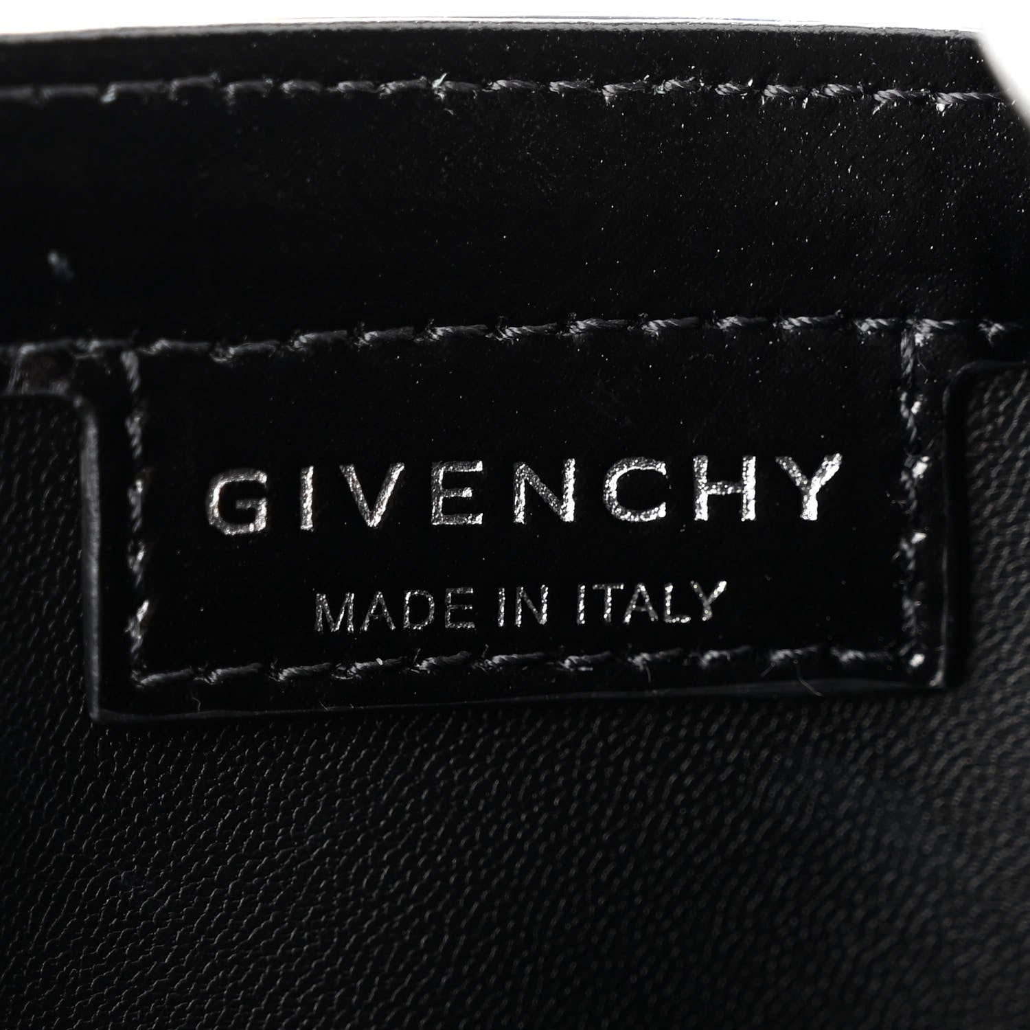 Givenchy Box Calfskin Mini Cut Out Shoulder Bag Black 6 of 11