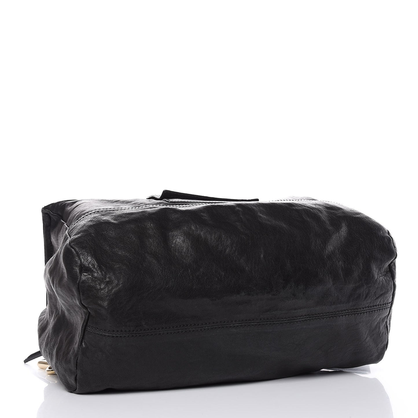 Washed Lambskin Large Studded Pandora Black