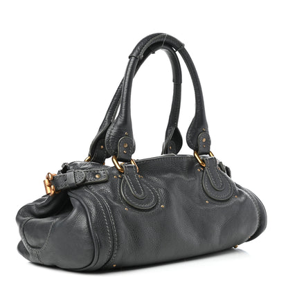 Chloe Calfskin Medium Paddington Satchel Black 3 of 8