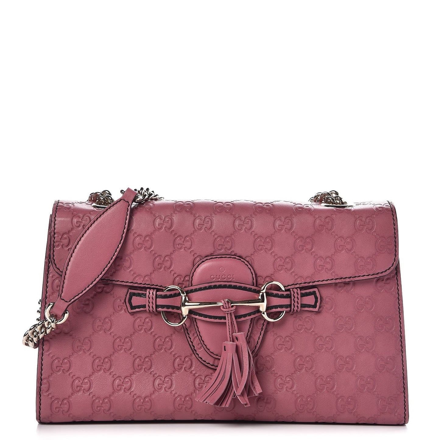 Guccissima Medium Emily Chain Shoulder Bag Peonia Flower