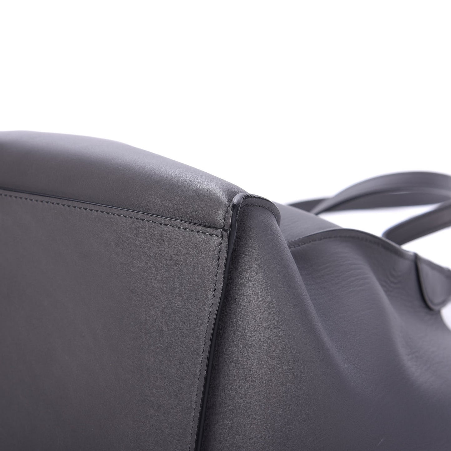 Supple Calfskin Small Big Bag Medium Grey