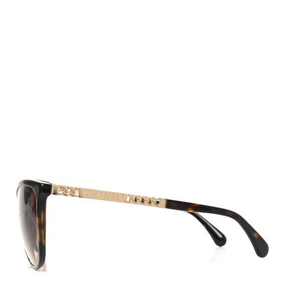Chanel Chain Sunglasses 5352 Dark Tortoise 3 of 7