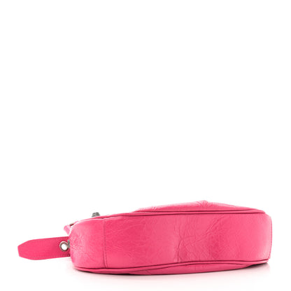 Balenciaga Agneau Arena Le Cagole Shoulder Bag XS Hot Pink 4 of 10