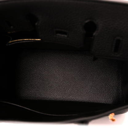 Hermes Togo Birkin 25 Black 5 of 11