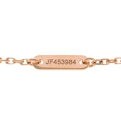 Van Cleef & Arpels 18K Rose Gold Carnelian Sweet Alhambra Pendant Necklace 6 of 6