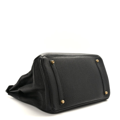 Hermes Taurillon Clemence BIRKIN 35 Black 4 of 11