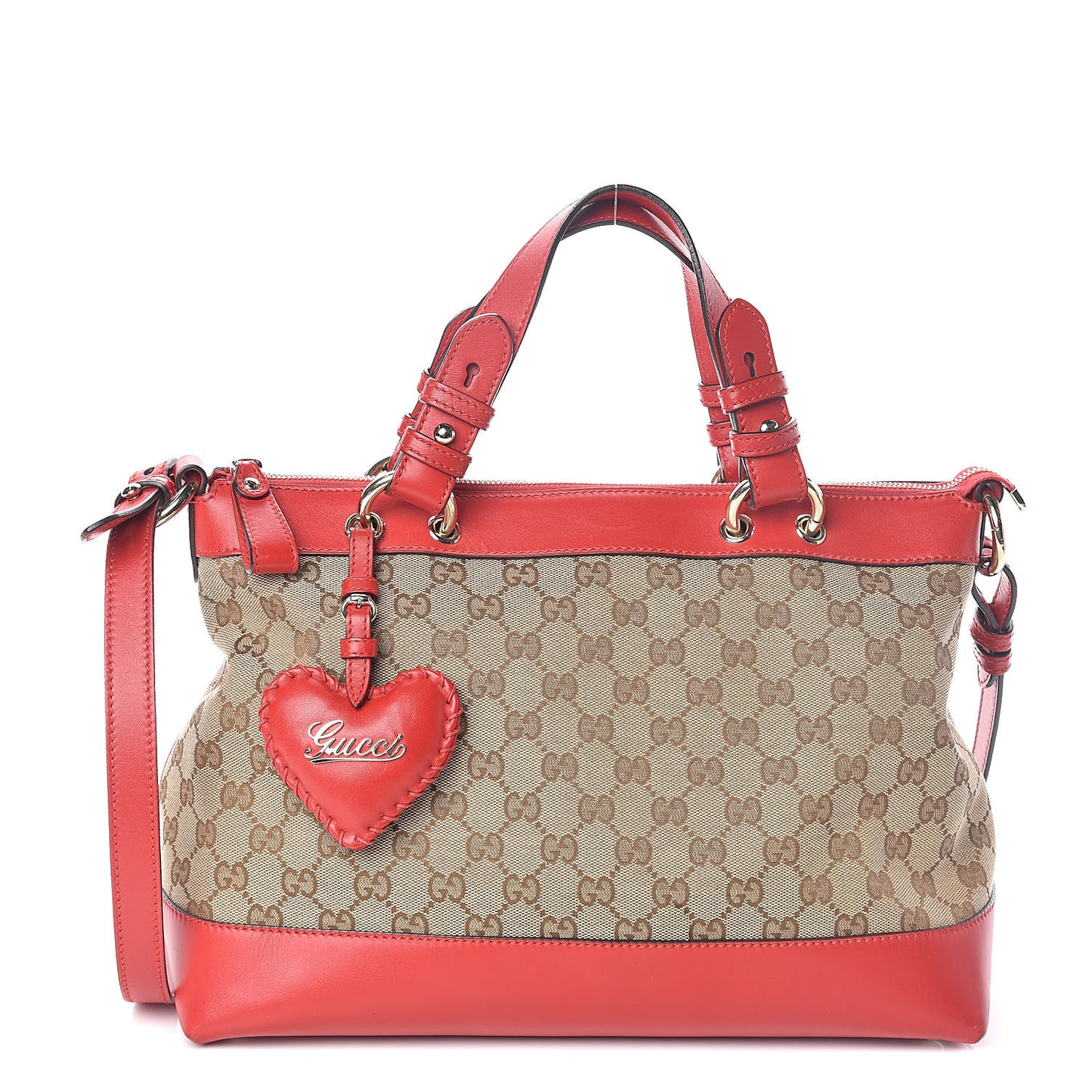 Monogram Valentine Tote Red