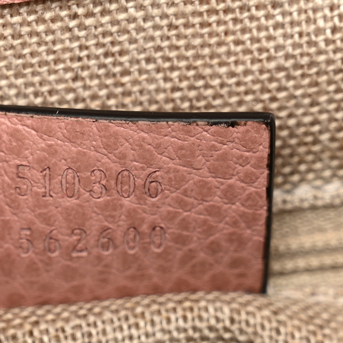 Dollar Calfskin Medium Interlocking G Top Handle Shoulder Bag Soft Pink