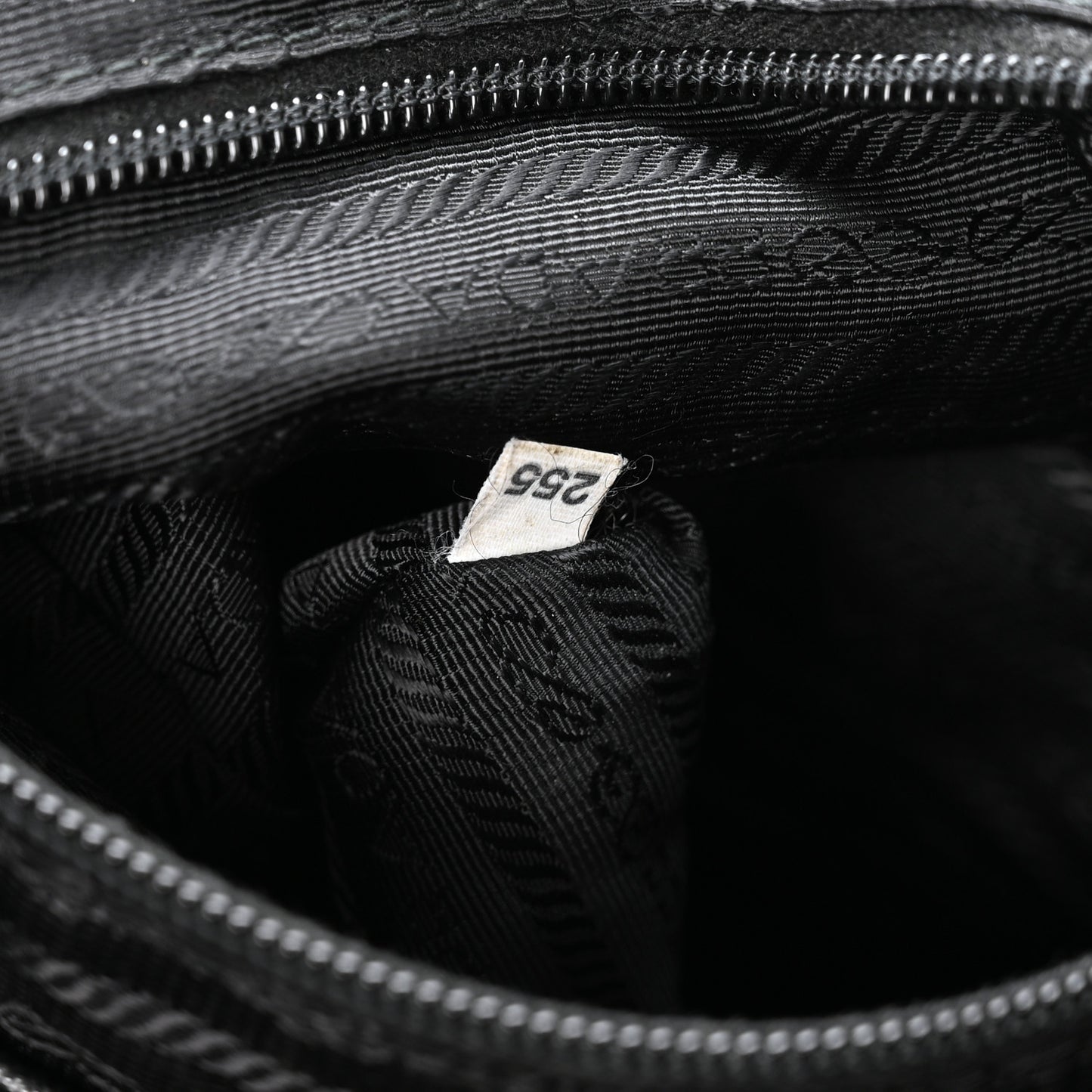 Re-Nylon Vela Saffiano Medium Backpack Black