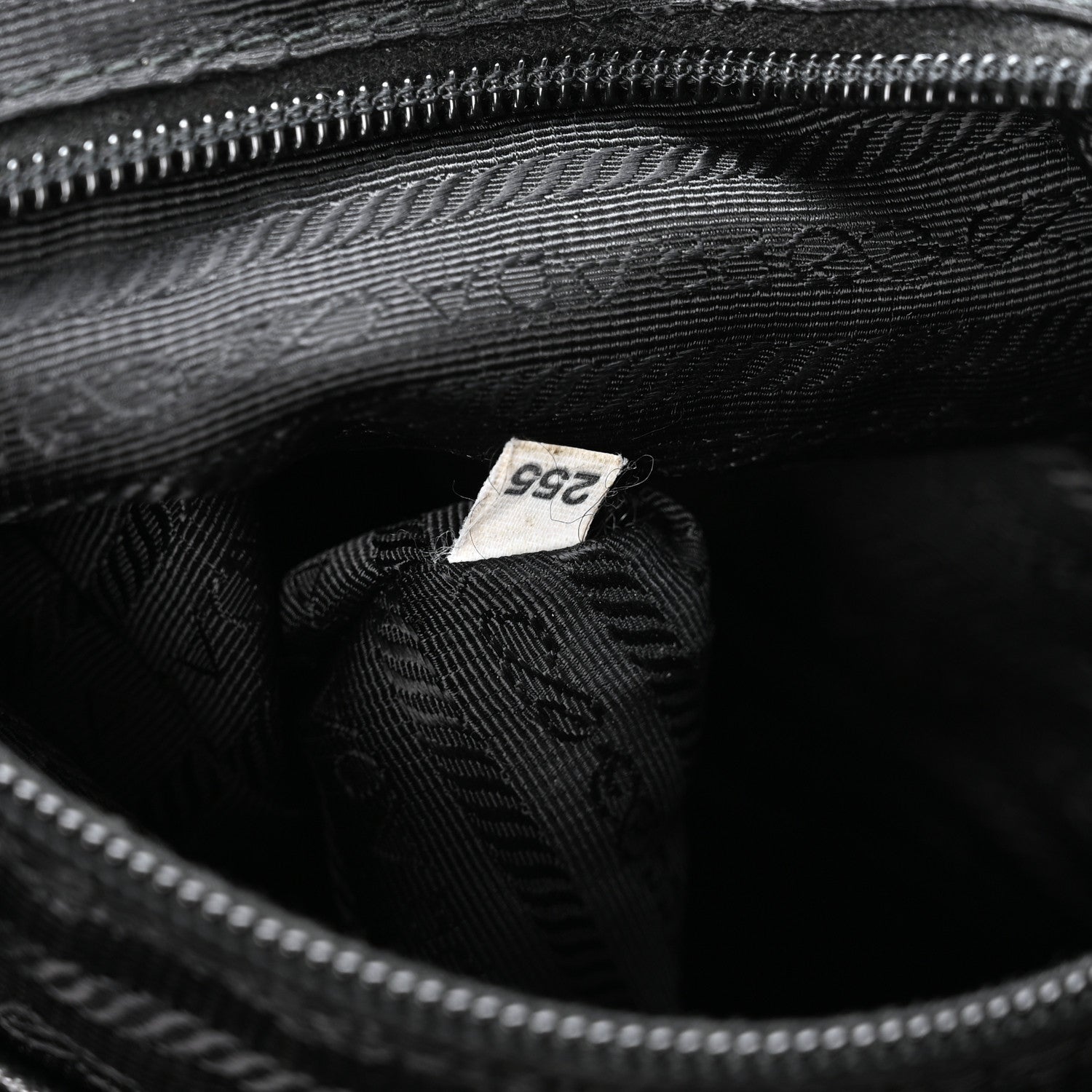 Prada Re-Nylon Vela Saffiano Medium Backpack Black 9 of 12