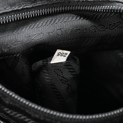 Prada Re-Nylon Vela Saffiano Medium Backpack Black 9 of 12