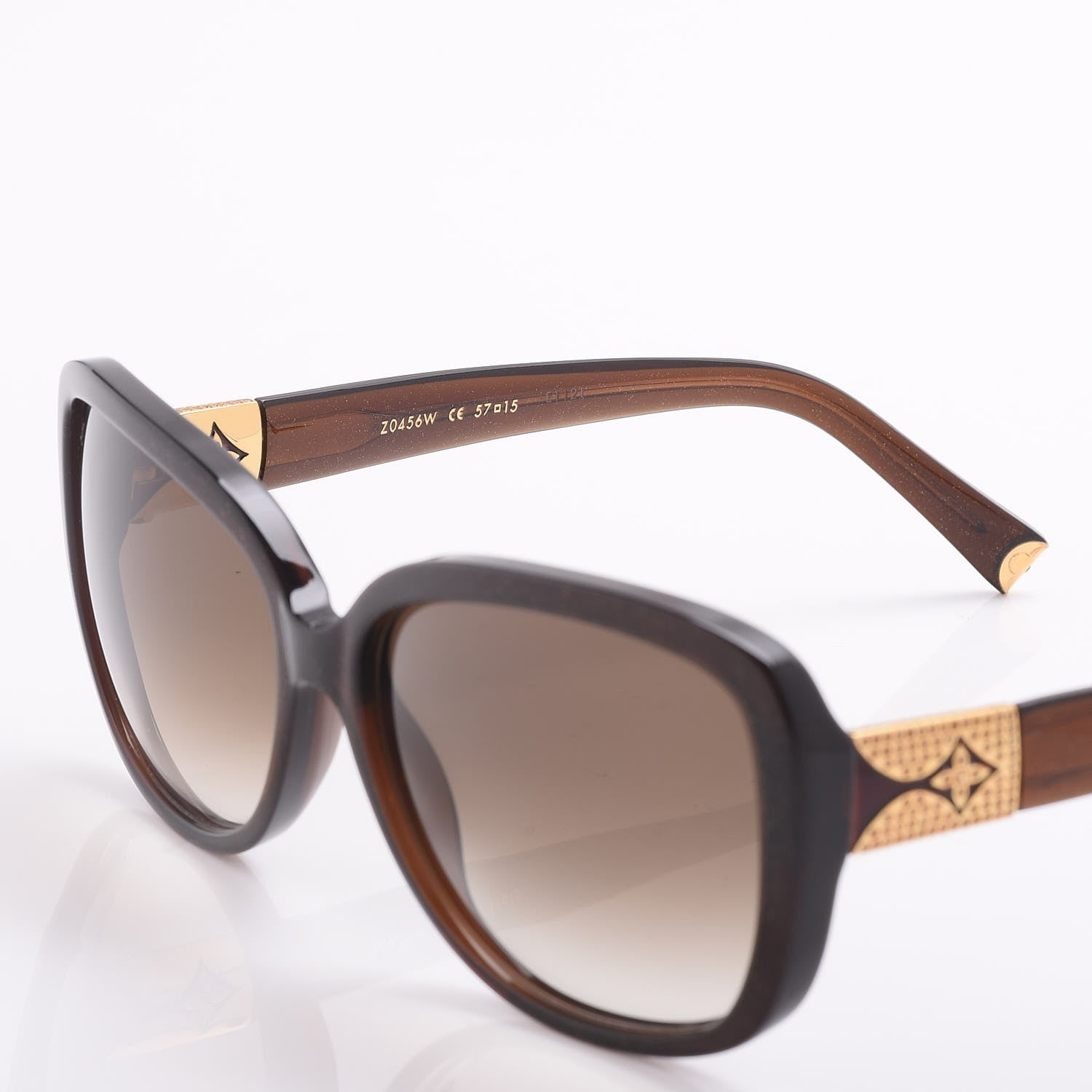 Louis Vuitton Heather Strass Sunglasses Z0456W Brown 6 of 8