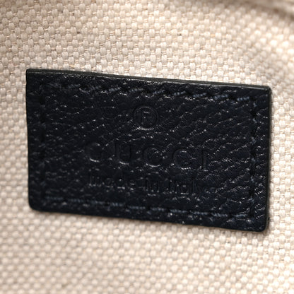 Gucci GG Supreme Monogram Textured Calfskin Web Small Attache Shoulder Bag Beige Blue 6 of 10